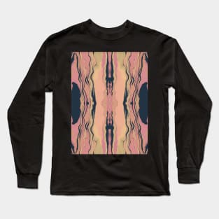 Pink and Peach Long Sleeve T-Shirt